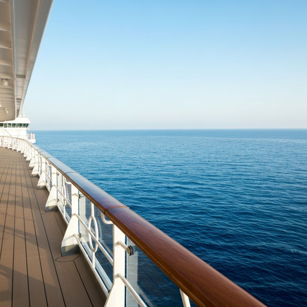 Панорамная палуба с видом на океан
